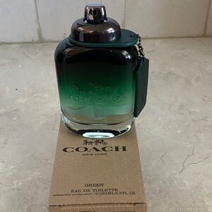 Coach Black and Green Gradient Bottle